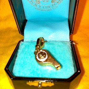 Rare!! 2006 retired Juicy Couture Whistle charm.